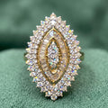 Elegant Marquise Diamond Ring