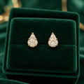 Natural Diamond Marquise & Pear Earrings | Ornatus Jewels